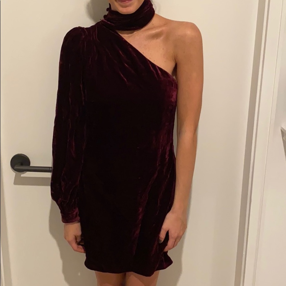 Velvet Maroon Dress